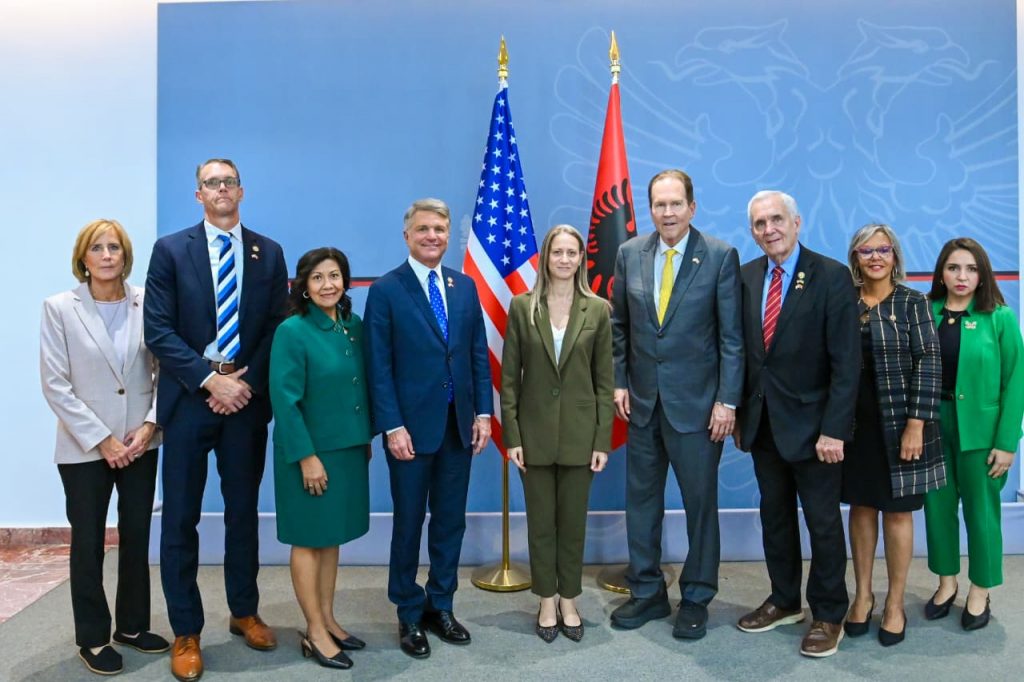 Albania parliamentary affairs minister meets United States House of Representatives delegation