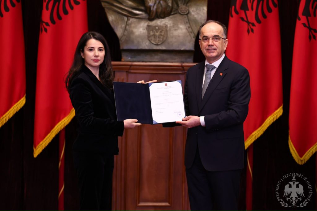 Adea Pirdeni sworn in as Minister of Public Administration