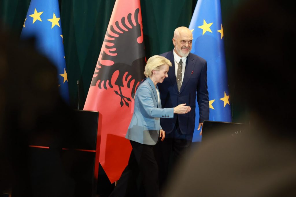 EC President Von der Leyen praises Albania’s progress, PM Rama eyes chapter closures