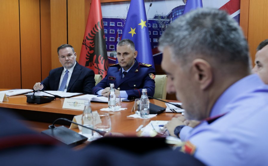 Albania interior minister, police chief meet Shkodër police leaders