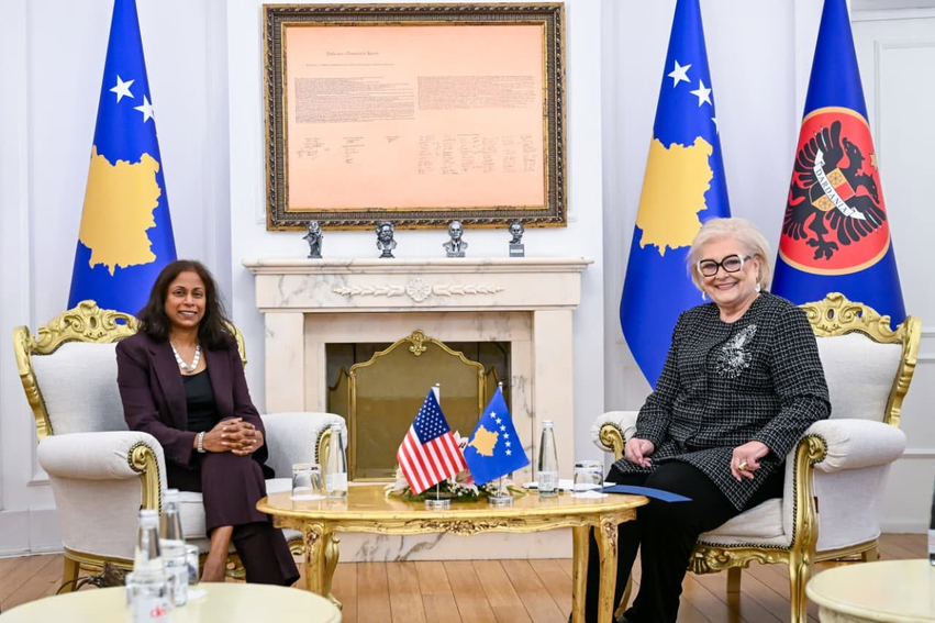 Kosova president meets United States chargé d’affaires in Prishtina