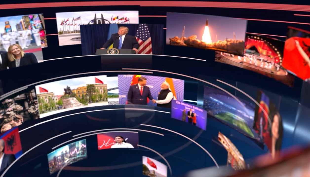 RTSH, dotée d&rsquo;une nouvelle identité graphique, présente lundi la nouvelle image qui unit les Albanais