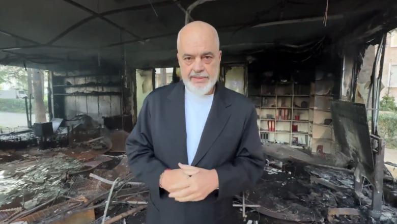 Edi Rama dénonce les violences contre les anciens bureaux du Collège d’Europe en Albanie