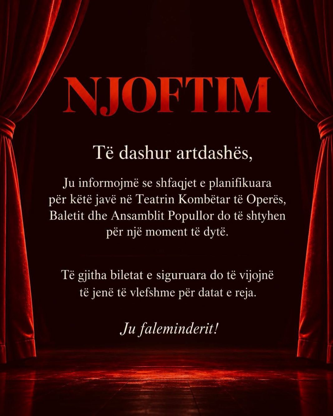 L&rsquo;Opéra national et le Ballet reportent leurs activités