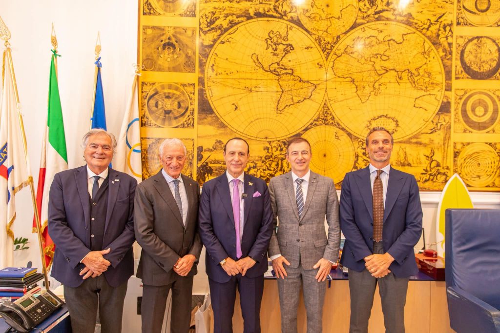 Ylli à la cérémonie de la « Ville européenne du sport » en Italie