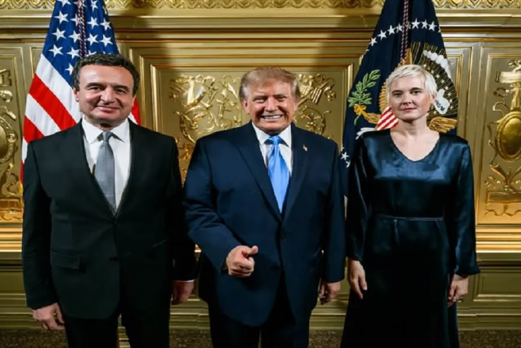 Albin Kurti rencontre Donald Trump pour la première fois