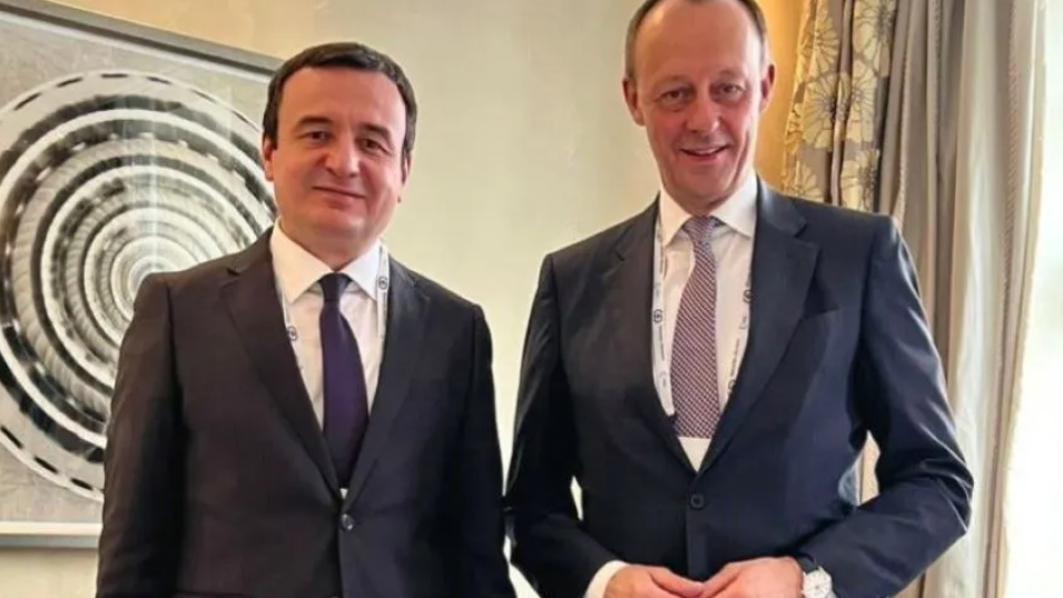 Le chancelier Merz félicite Kurti pour son nouveau mandat