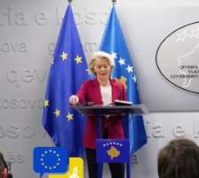 Πρόεδρος της Ευρωπαϊκής Επιτροπής von der Leyen: Η θεσμική σταθερότητα είναι απαραίτητη για το Κόσοβο