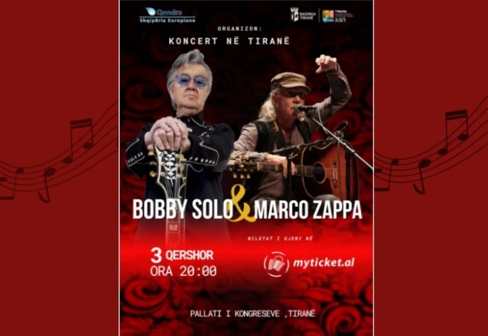 Bobby Solo e Marco Zappa in concerto a Tirana – Una serata leggendaria tra rock, emozioni e ricordi!