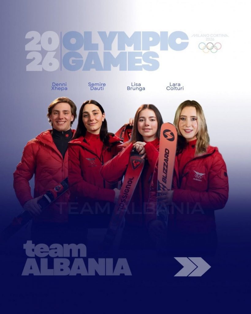 Al via le Olimpiadi Invernali Milano-Cortina 2026: quattro atleti rappresentano l’Albania