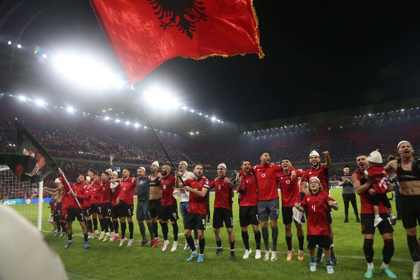 L’Albania supera San Marino 3-0 e sale in testa al gruppo