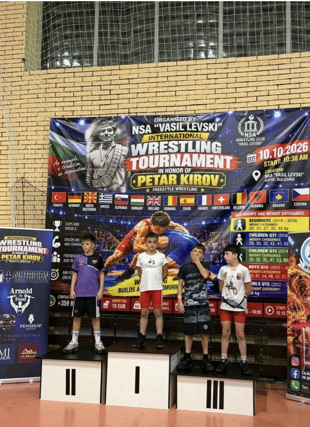 Lotta, Jasin Gerbolli conquista l’oro a Sofia e viene premiato come miglior atleta del torneo
