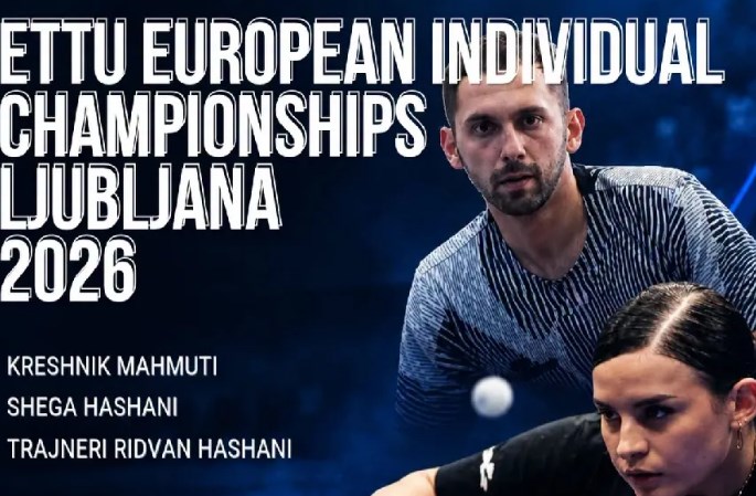 Kosovo partecipa al Campionato Europeo Individuale di Tennistavolo