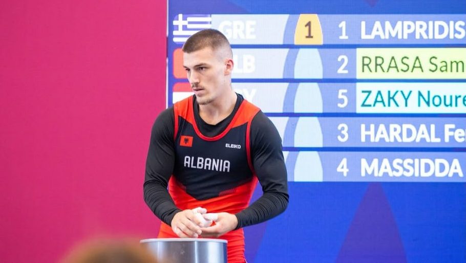 Pesi, Europei U23: Samuel Rrasa conquista il bronzo nello slancio a Durrës