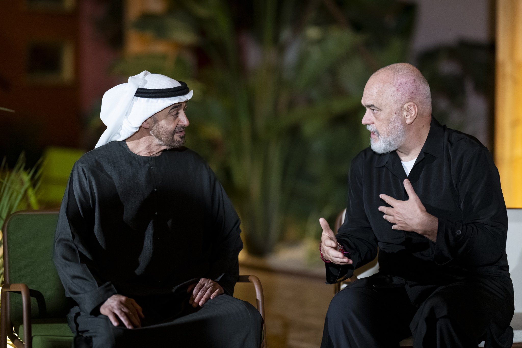 BAE Devlet Başkanı Şeyh Mohammed Bin Zayed’den Tiran’a Resmi Ziyaret