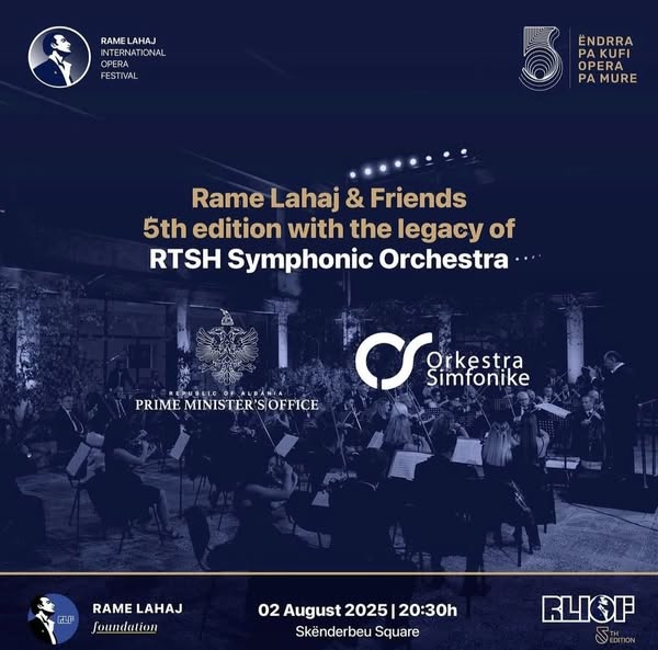 RTSH Senfoni Orkestrası ile Rame Lahaj Uluslararası Opera Festivali Priştine’de