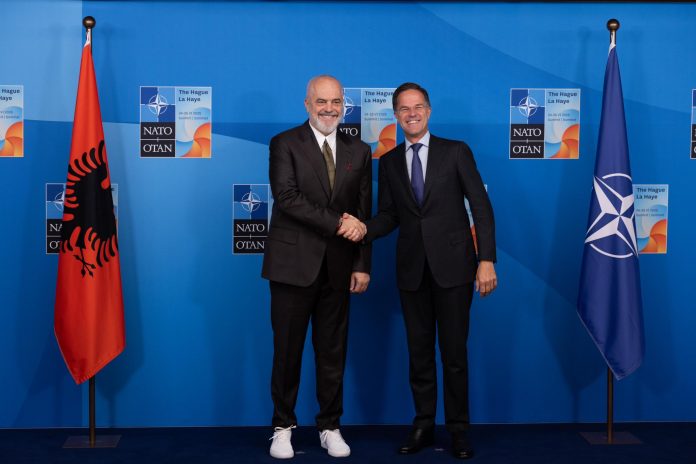 Rama Brüksel’de Rutte ile görüştü : Arnavutluk, NATO’nun desteğine sahip
