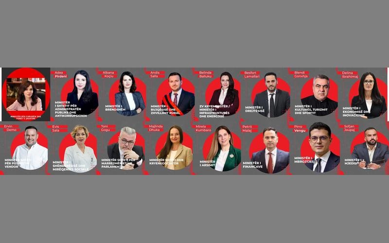 Cumhurbaşkanı Begaj, yeni hükümet kabinesindeki 16 bakanı atadı