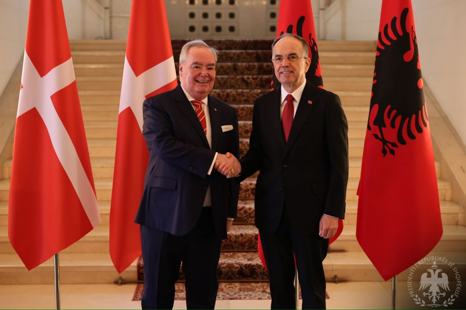 Cumhurbaşkanı Begaj, Malta Suvereni Askeri Düzeni Büyük Ustası ile görüştü