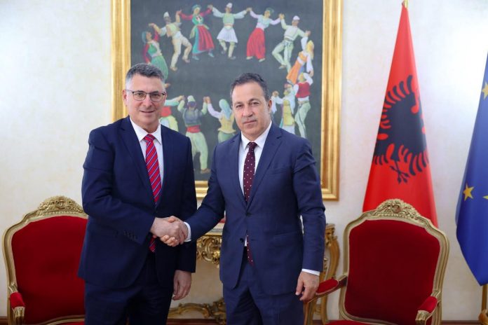 Peleshi, İsrail Dışişleri Bakanı’nı kabul etti: İş birliğinin genişletilmesi
