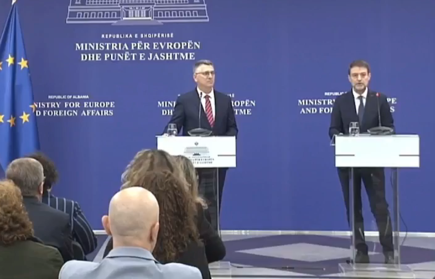 Basın toplantısı / Hoxha, İsrailli mevkidaşıyla: Güvenlik, ortaklığımızın temel direğidir