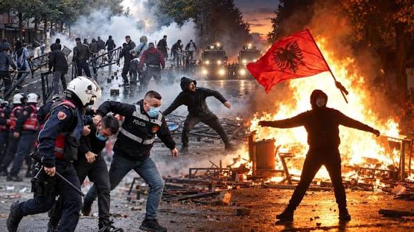 Arnavut Gazeteciler Birliği’nden protestolarda gazeteci saldırılarına sert tepki