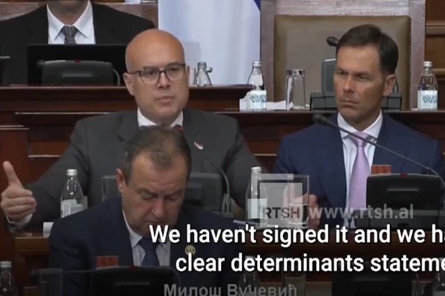 “Njohja e pavarësisë është vijë e kuqe!”, Vuçeviq: Nuk e kemi pranuar planin franko-gjerman për Kosovën