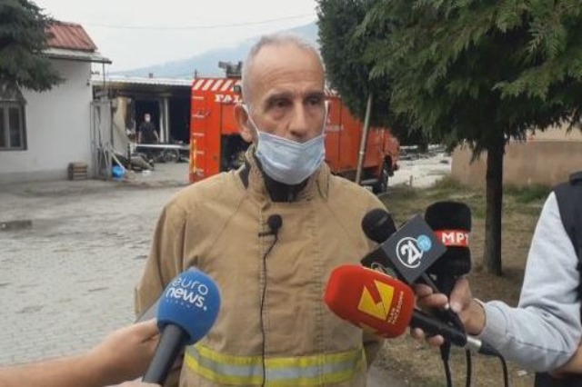 Zjarri në spitalin e Tetovës nga shpërthimi i një bombole me oksigjen