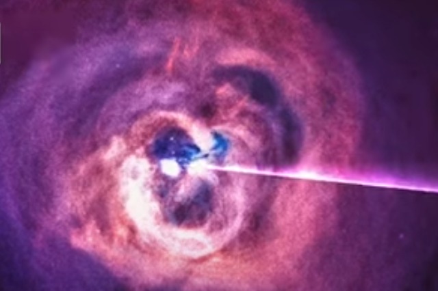 NASA publikon videon me valët e zërit që dalin nga vrima e zezë