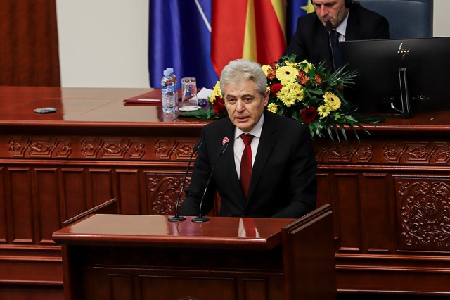 Talat Xhaferi kryeministri i parë shqiptar i M. së Veriut, Ali Ahmeti: Dikur na mohohej gjuha, sot jemi të barabartë