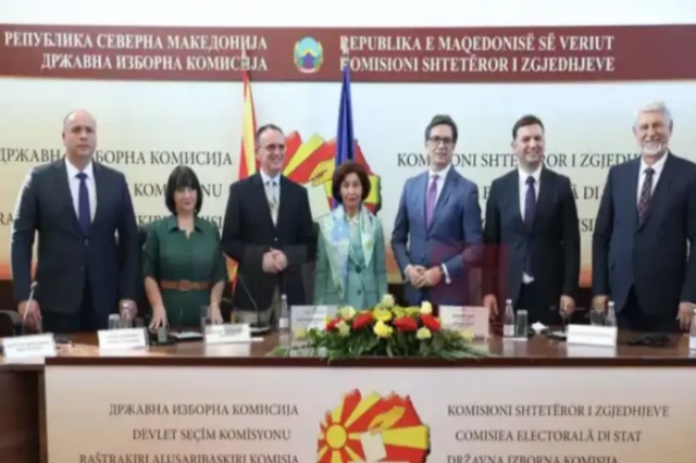 Maqedonia e Veriut, kandidatët  nënshkruajnë një dokument për mbarvajtjen e zgjedhjeve presidenciale