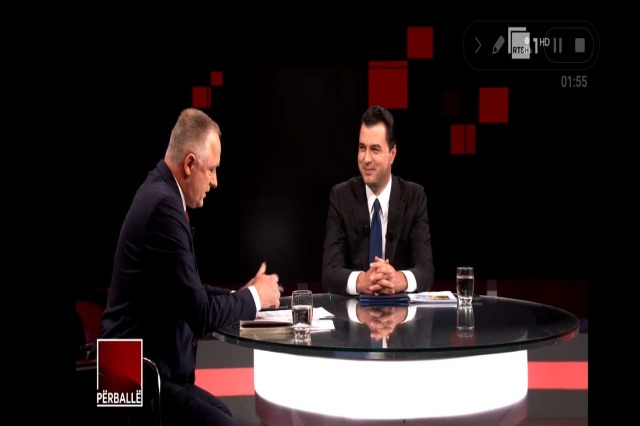 Emisioni “Përballë” në RTSH1-HD, Basha : Sinqeriteti, pika ime më e fortë