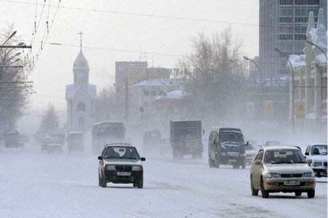 Bora siberiane e ndotur me mikroplastikë