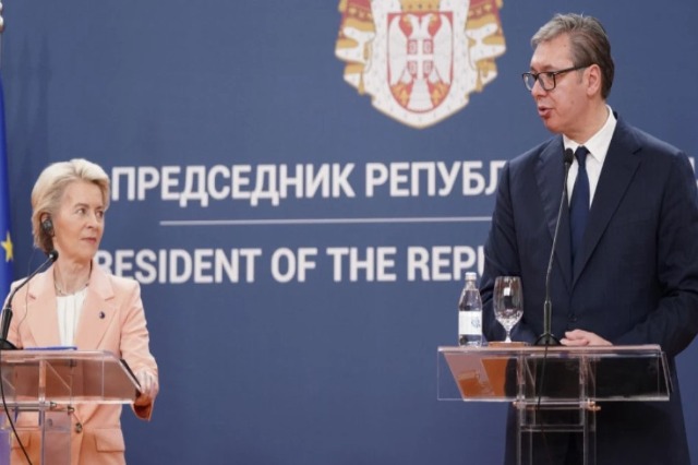 Von der Leyen: Besoj se e ardhmja e Serbisë është në BE