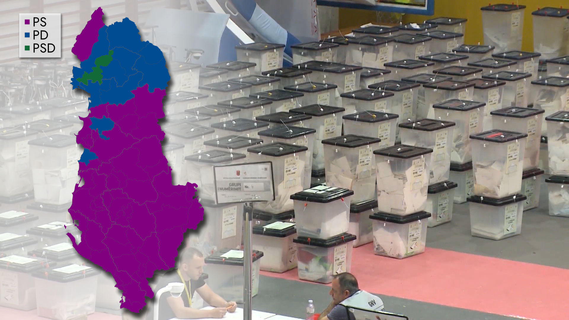 Mbyllet numërimi i votave në 12 qarqe, PS siguron 83 mandate, PD tkurret në 50. Diaspora përcaktuese