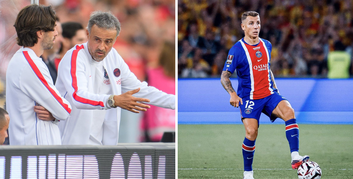 Luis Enrique, i ashpër me Digne: Duhet të zgjohet, te PSG nuk është për pension!