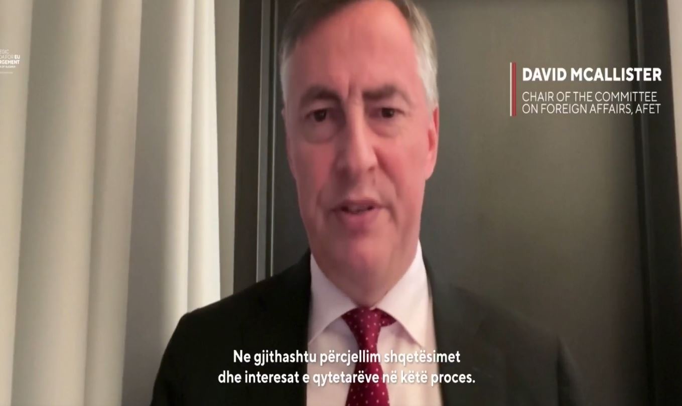 McAllister: BE të njohë arritjet e vendeve që ecin përpara me reformat. Mos i jepni hapësirë vendeve të treta në rajon