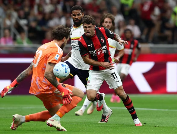 Pulisic, Rabiot dhe Moreira e vendosin Milanin në vendin e pestë