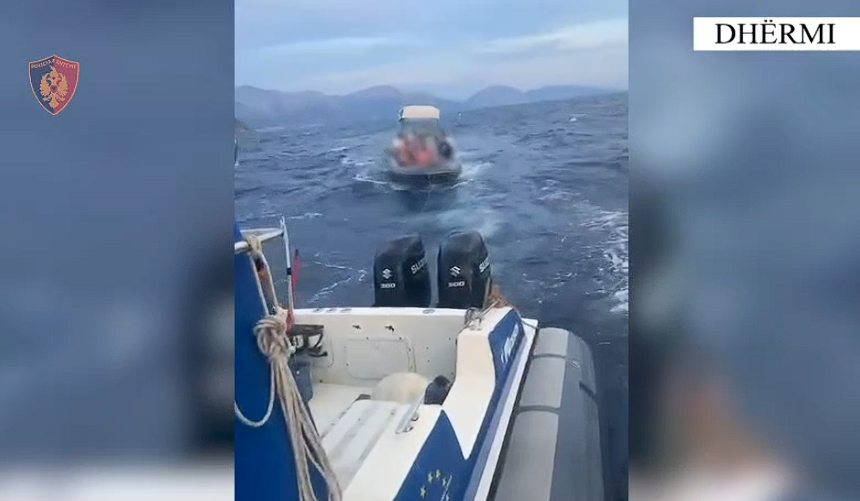 Po udhëtonin drejt Porto Palermos, gomonia pëson avari në det, Policia Kufitare shpëton 5 shtetas
