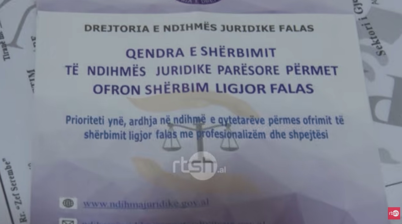 Ndihma juridike falas, shërbimi që u vjen në ndihmë qytetarëve në pamundësi ekonomike