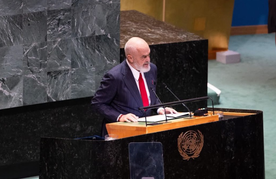 Kryeministri Edi Rama vizitë në Shtetet e Bashkuara, merr pjesë në Asamblenë e Përgjithshme të OKB-së.