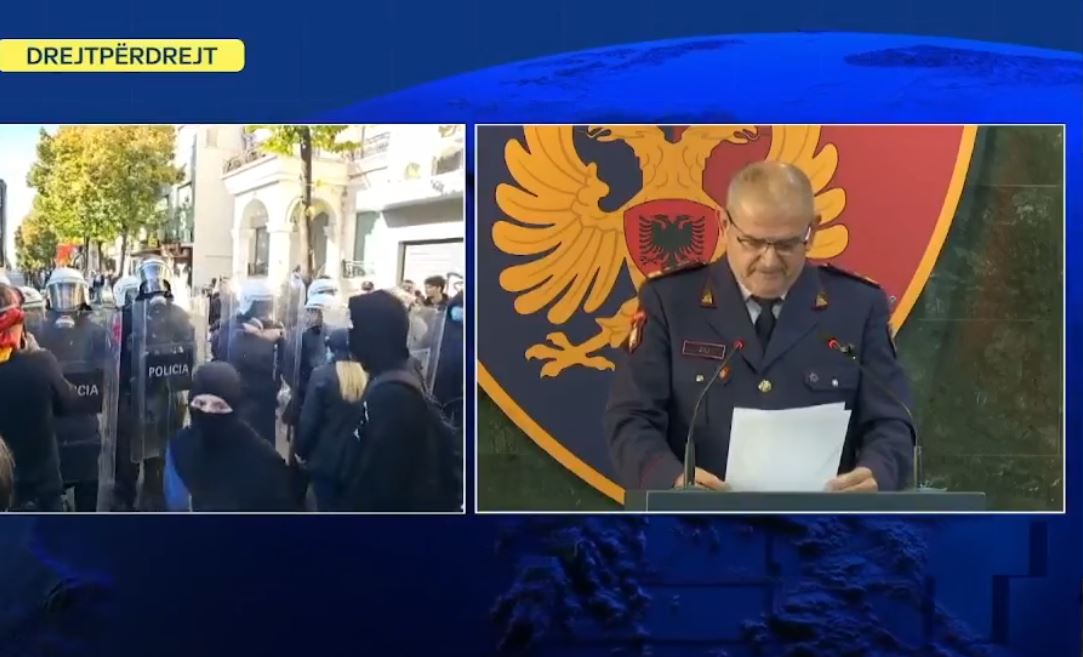 Protestat e dhunshëm në vend, Ziu: 127 të arrestuar në Tiranë, 244 nën hetim, 120 efektivë policie të dëmtuar