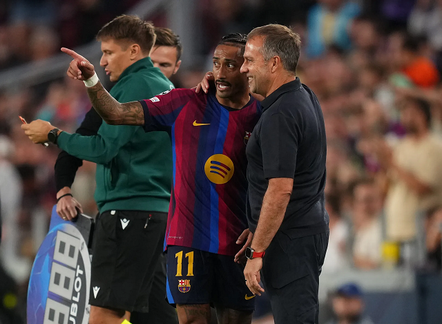 Barça, Flick: Raphinhan do mungojë në kampionat dhe Champions