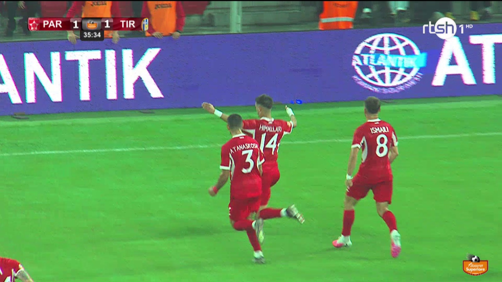 Abissnet Superiore në RTSH/ Minutë pas minute Partizani-Tirana 1-1, Himallari barazon shifrat!!