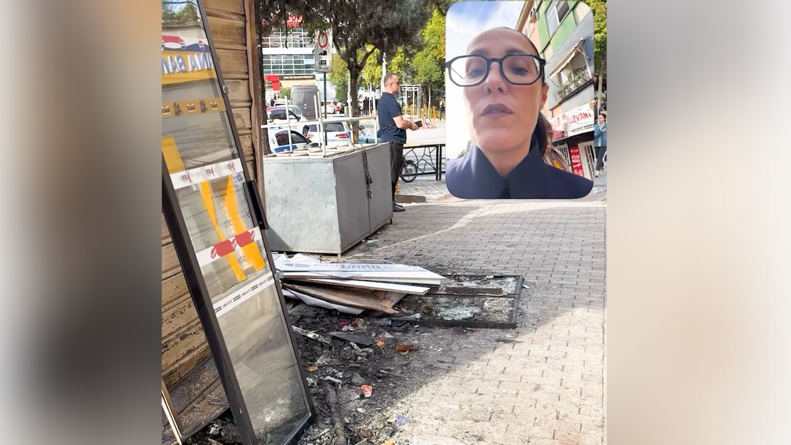 Ibrahimaj inspekton dëmet nga protestat: Pas shkatërrimeve qëndron e njëjta dorë që s’do Shqipërinë në BE