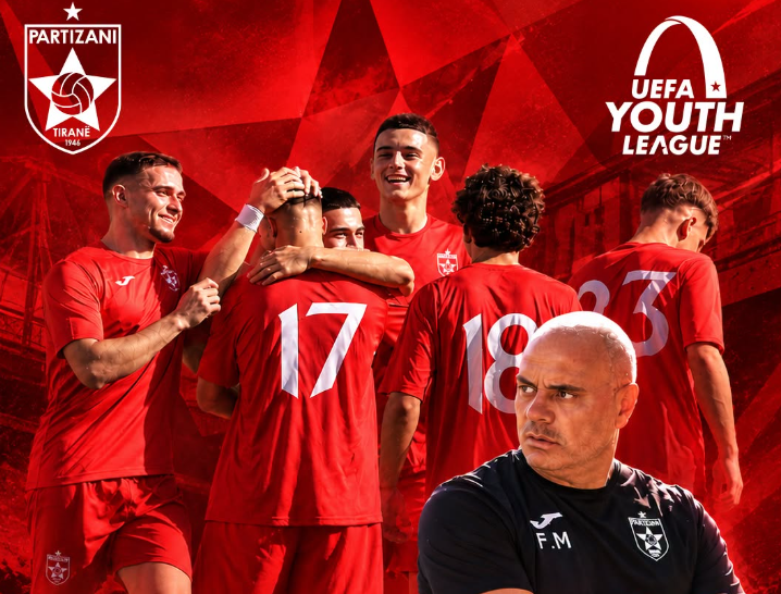 UEFA Youth League, Partizani U19 kualifikohet në turin e dytë