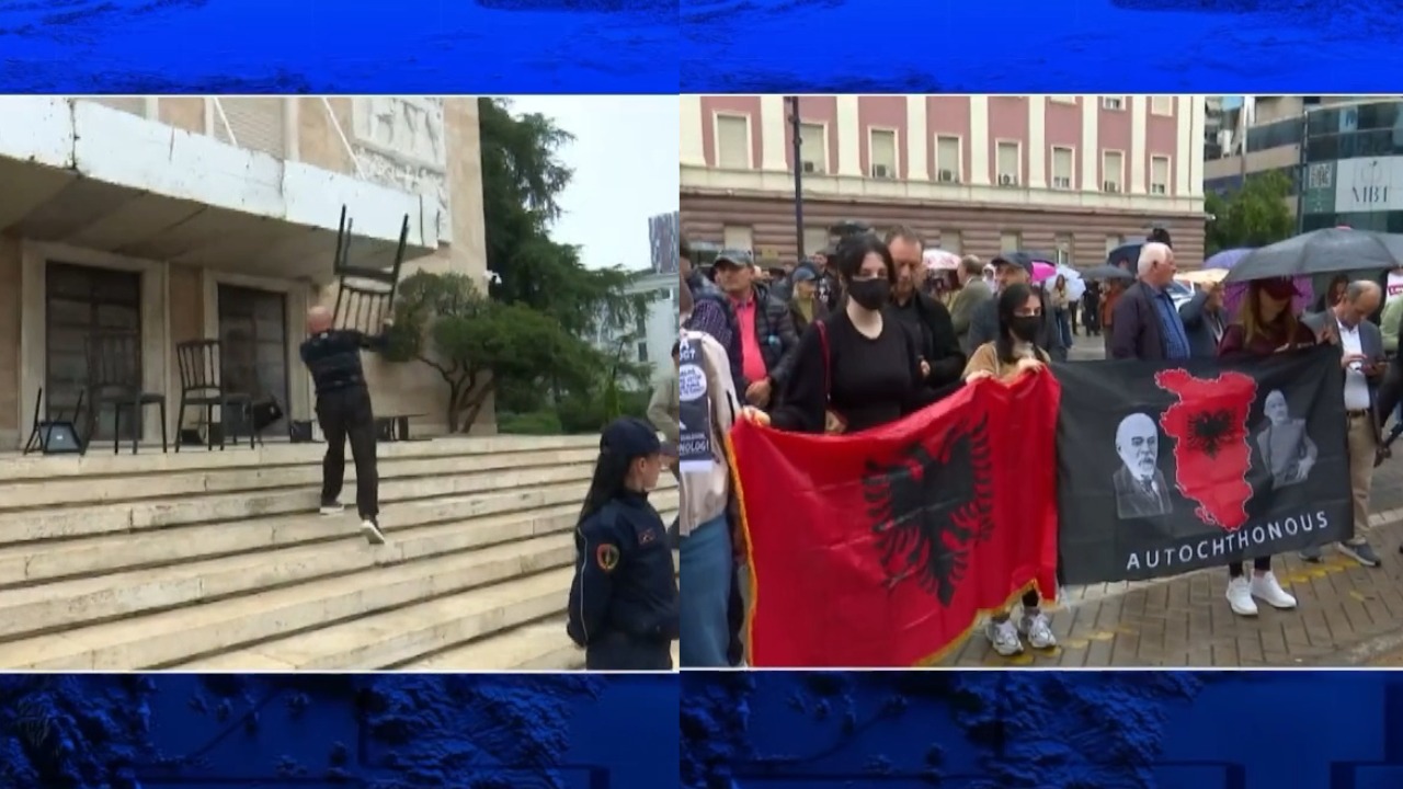 Dita e 9-të e protestës/ Rama i kërkoi dialog, protestuesit përmbysin karriget, kërkojnë dorëheqjen e tij