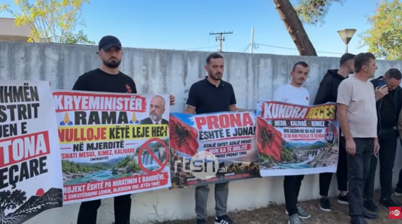 Protestë kundër 4 HEC-eve në Pukë, banorët kërkojnë nga Gjykata Administrative shfuqizimin e lejeve