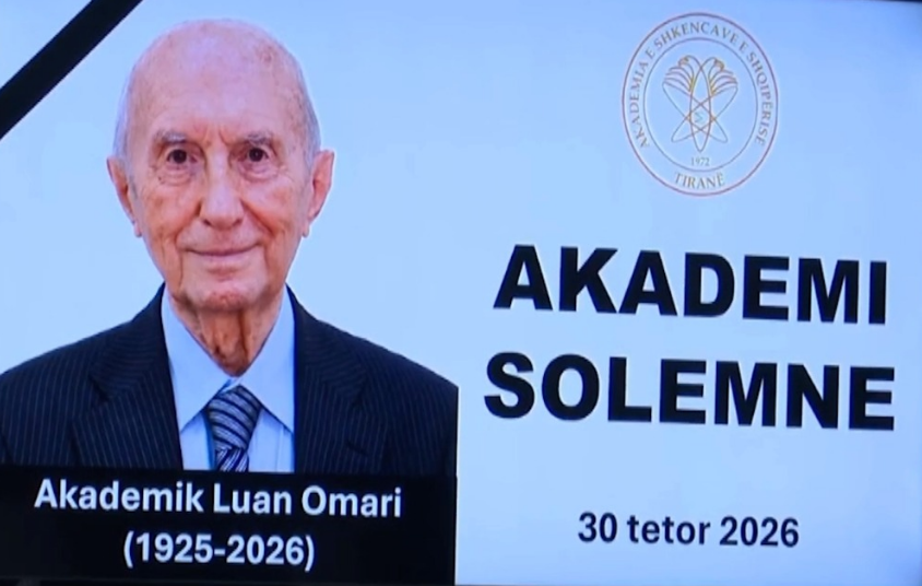 Akademia e Shkencave mban ceremoni solemne në nderim të Luan Omarit, homazhe për akademikun 101-vjeçar